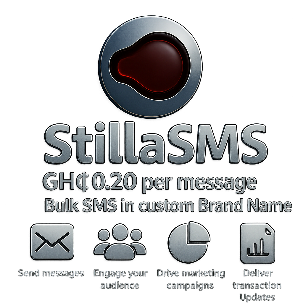 StillaSMS - GH₵0.20 per message